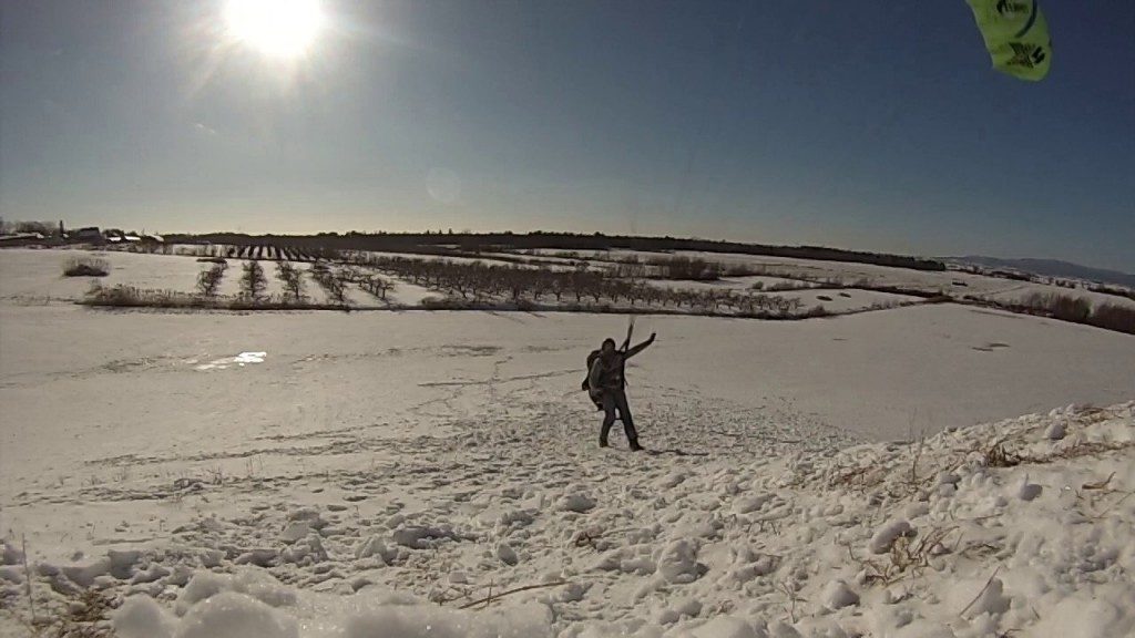 David Thibodeau, pilote acro, s’entraîne au sol pendant l’hiver