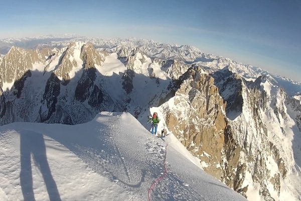 Décos de l’Aiguille du Midi et de l’Aiguille Verte le même jour