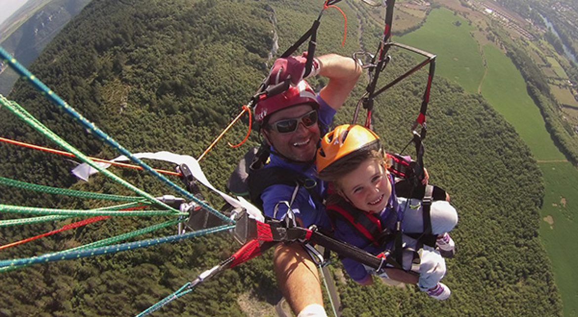 A-t-on le vertige en baptême parapente ? Réponse : non