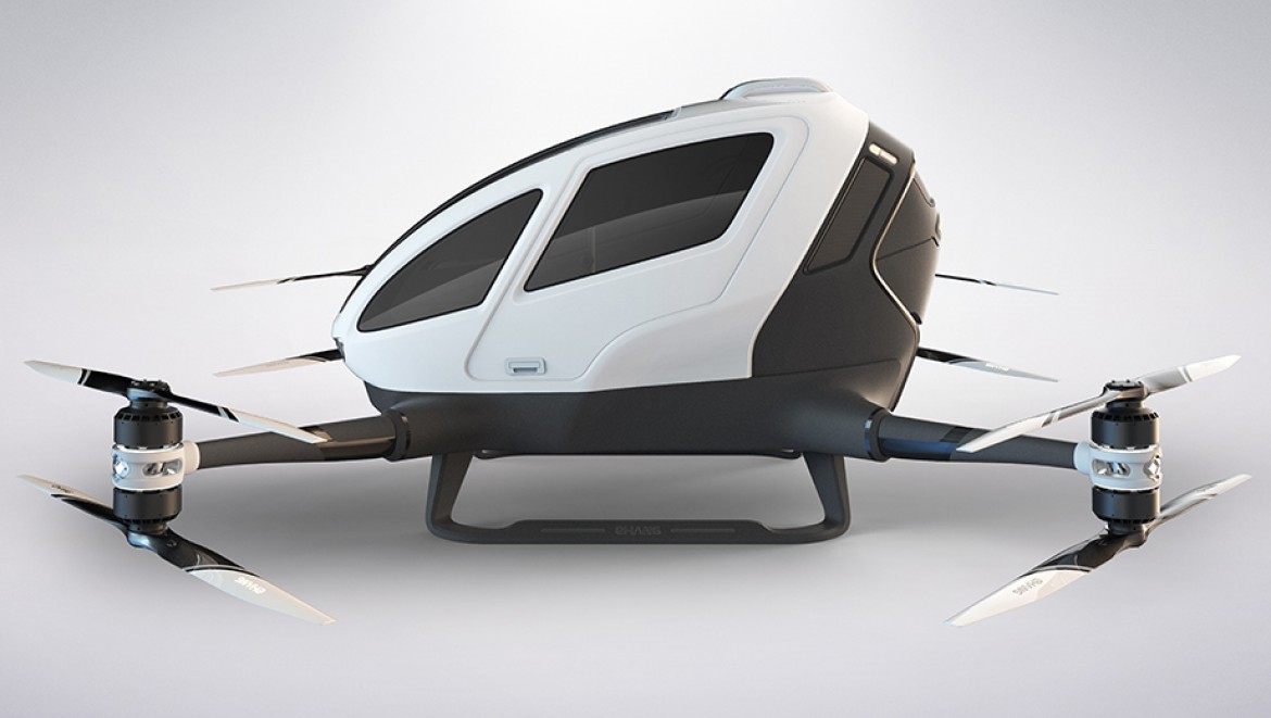 Le drone habitable Ehang 184, moyen de transport de demain?