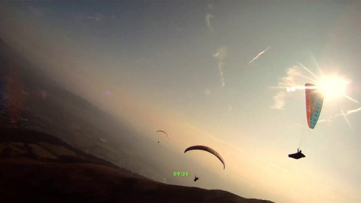 En Pays de Galles, des pilotes ont volé pendant l&rsquo;éclipse