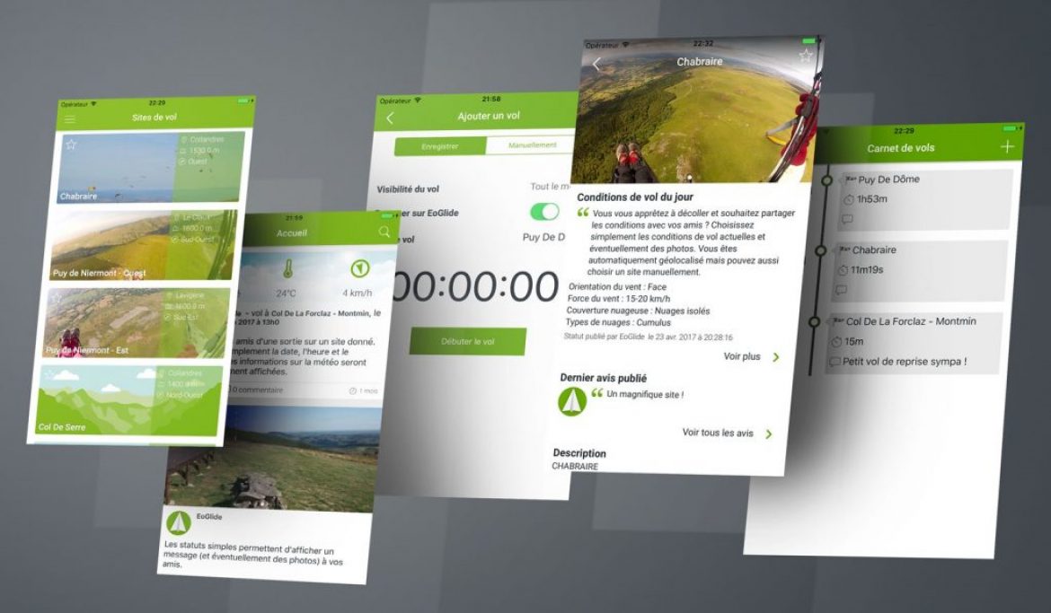 EOglide, une plateforme dédiée pour la pratique du vol libre