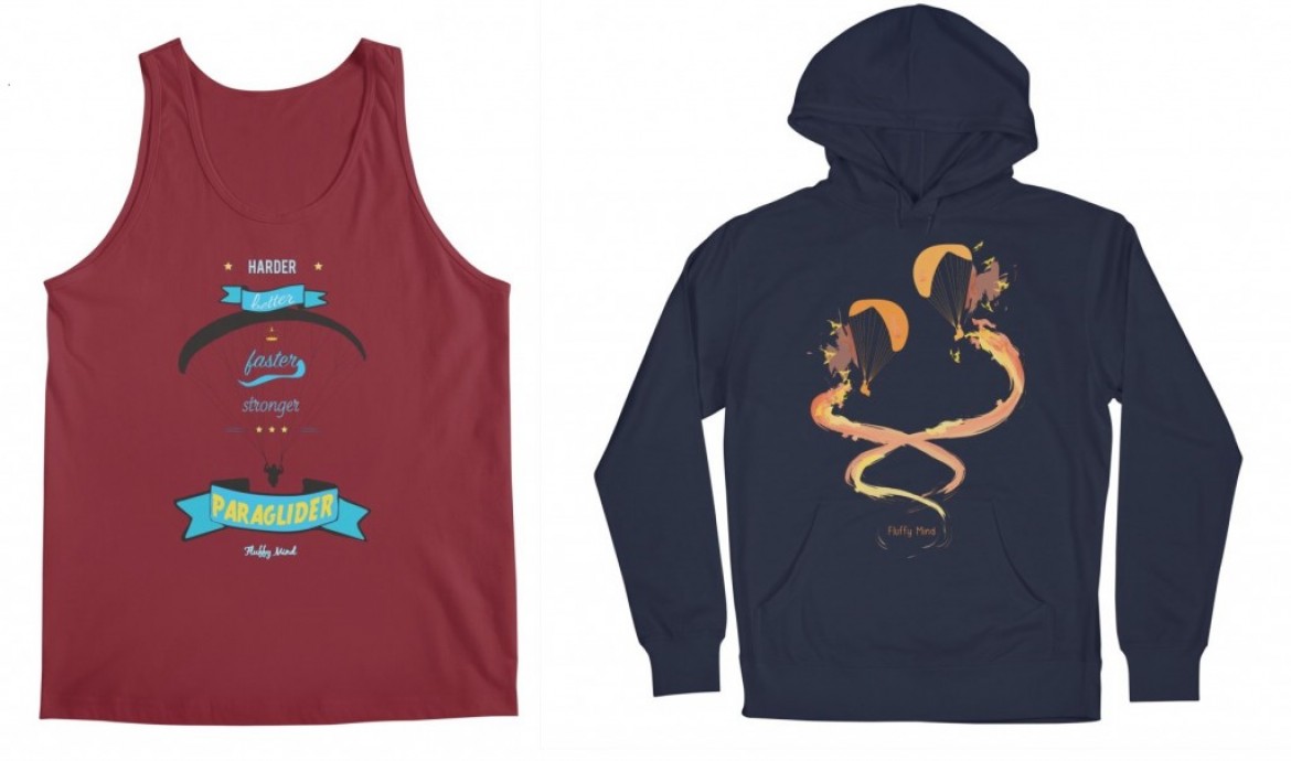 Découvrez les textiles d’Elodie Greeny, une graphiste parapentiste