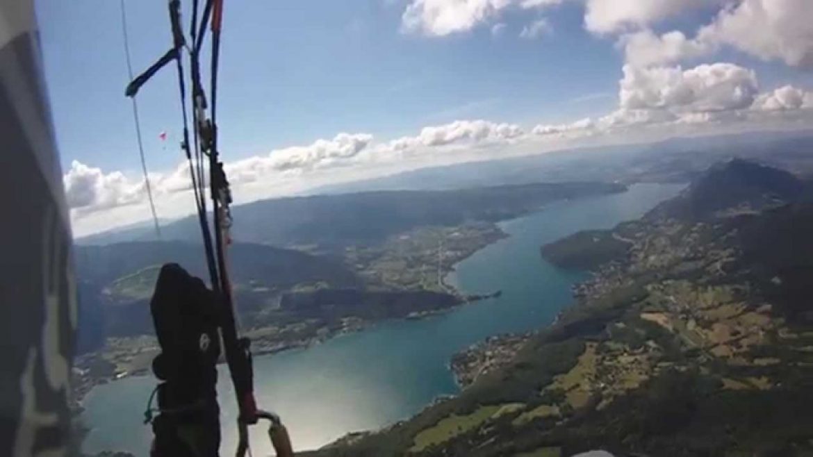 “Flying Rise 2014”, vols de Xavier Girard à Abondance (74)