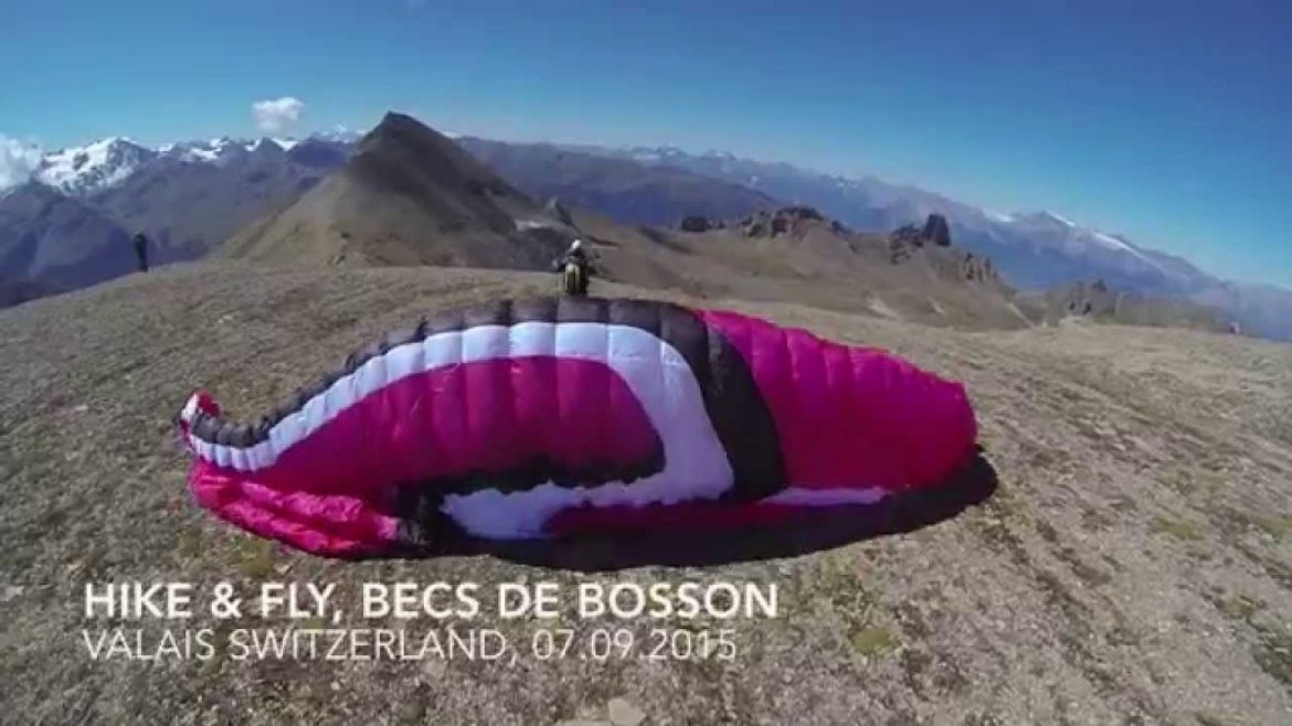 Hike & Fly aux Becs de Bosson avec Bastien et Magaly (Suisse)