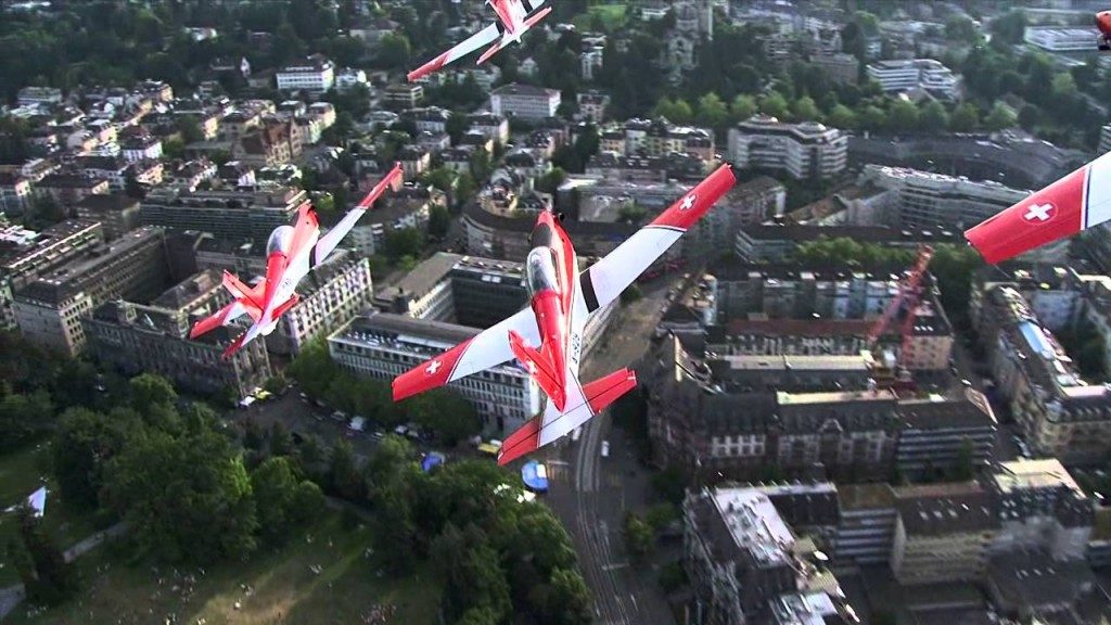 La Swiss Air Force team en show à l’ACRO SHOW 2014
