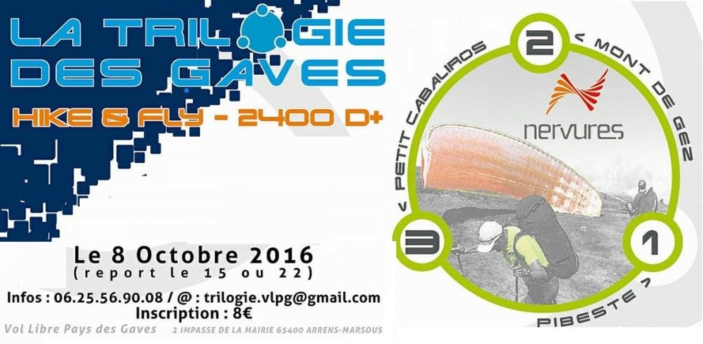 La Trilogie des Gaves, compet Hike and Fly dans la vallée d’Argelès Gazost