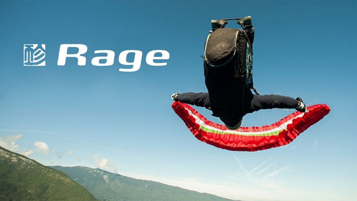 L’aile acro GIN Rage pilotée par Yeray Gonzales