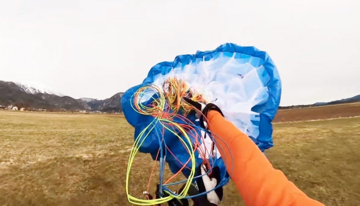 Savoir lancer sa voile parapente pour la gonfler sans toucher le sol