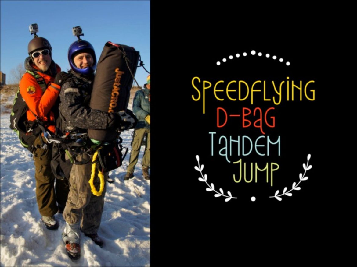 Largage D-bag d’une montgolfière en tandem mini voile