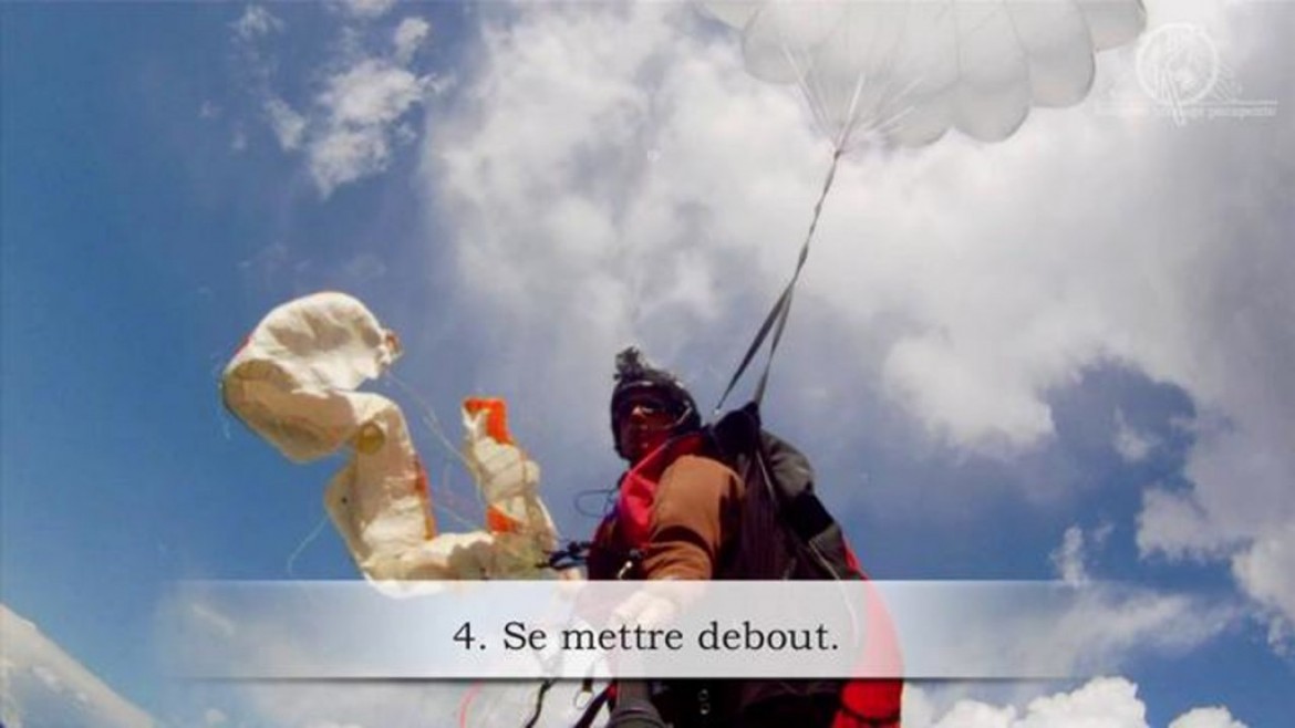 Parachute secours parapente : largage avec l’école K2 parapente