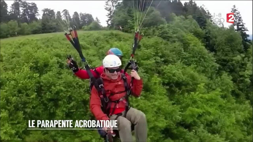 Le parapente acrobatique présenté par Télé Matin (France 2)