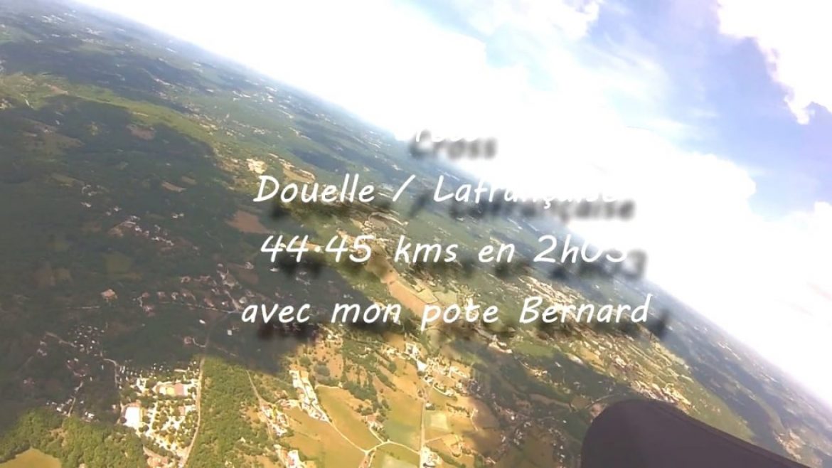 Le rêve de Thomas : décoller de Douelle et poser chez lui