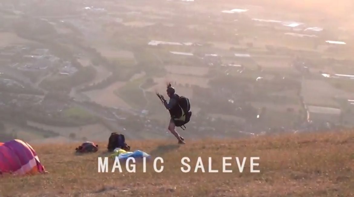 Freestyle et waggas sur le site parapente du Salève