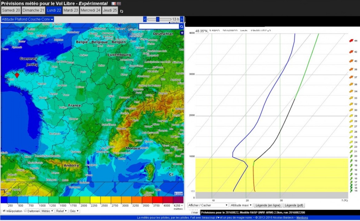 Jeff Masson a testé le site meteoparapente.com