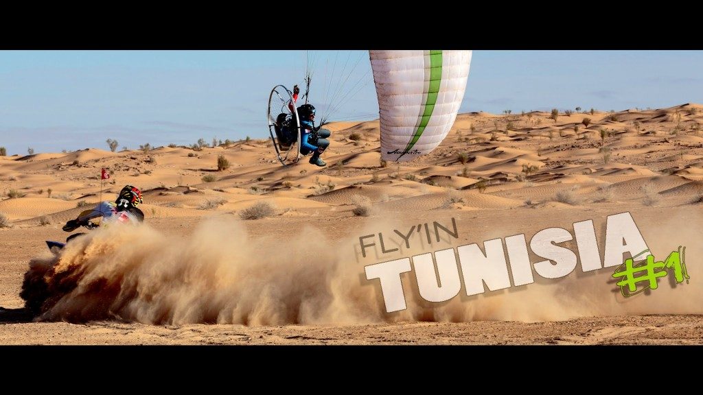 Paramoteur et quad sur les dunes tunisiennes avec Pascal Vallée