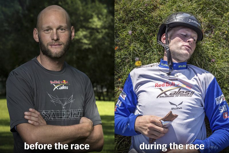 Les athlètes de la Red Bull X-Alps mis à rude épreuve