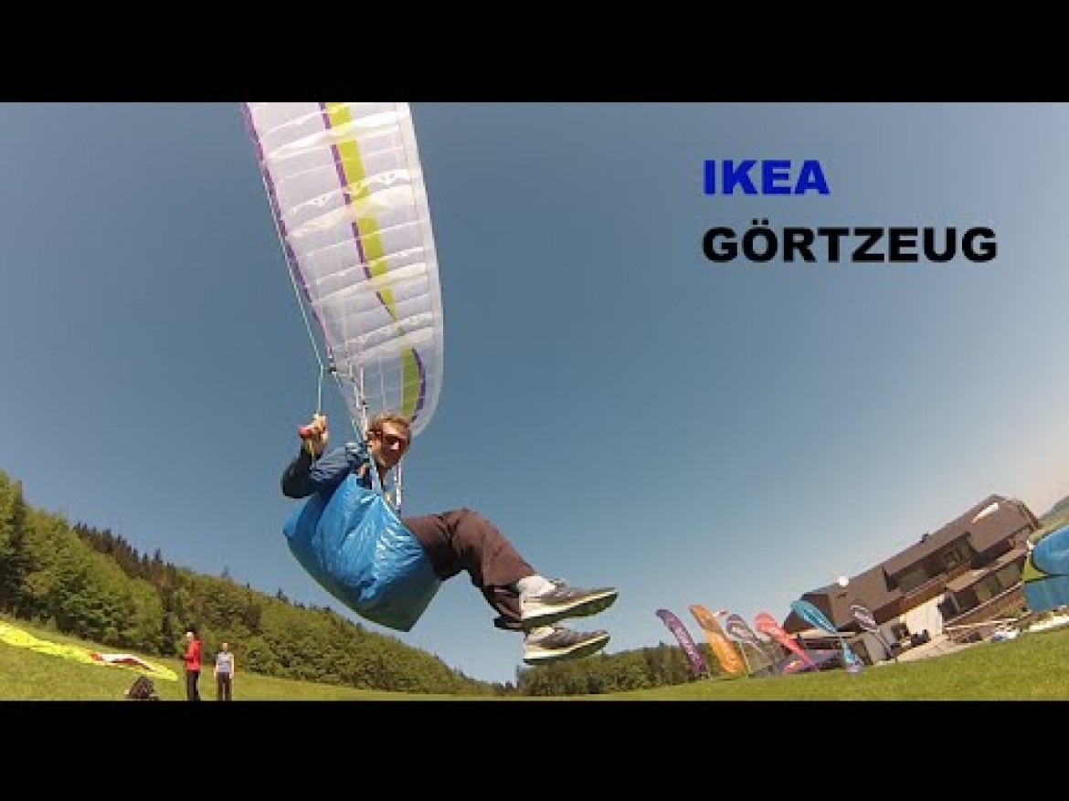 Philippe a testé le sac Ikea en mode sellette