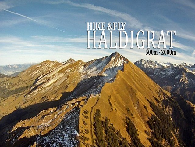 Rando vol et descente acro à Hadilgrat (Suisse)