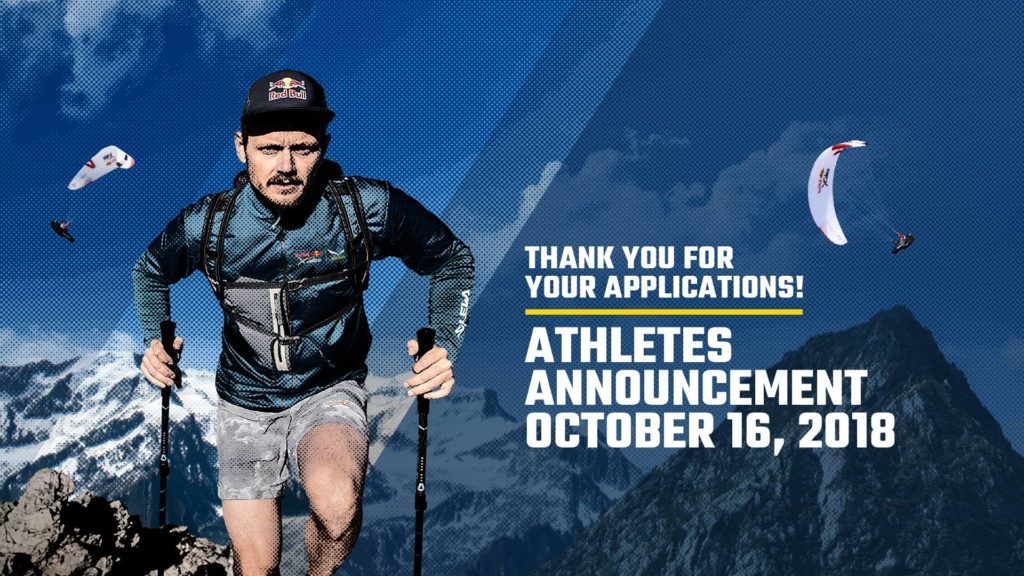 Les athlètes qui participeront à la Red Bull X-Alps 2019