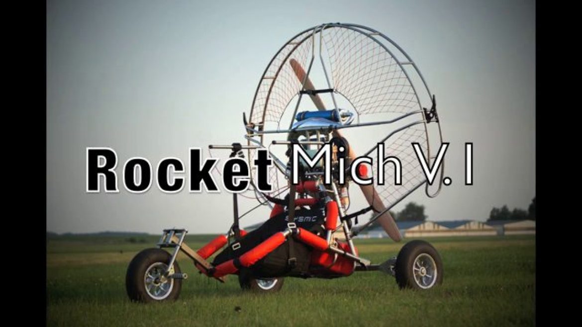 Rocket Mich V.1.0, un beau chariot pour paramoteur