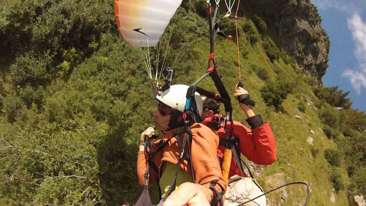 Run en speed flying tandem avec Arnaud Longobardi
