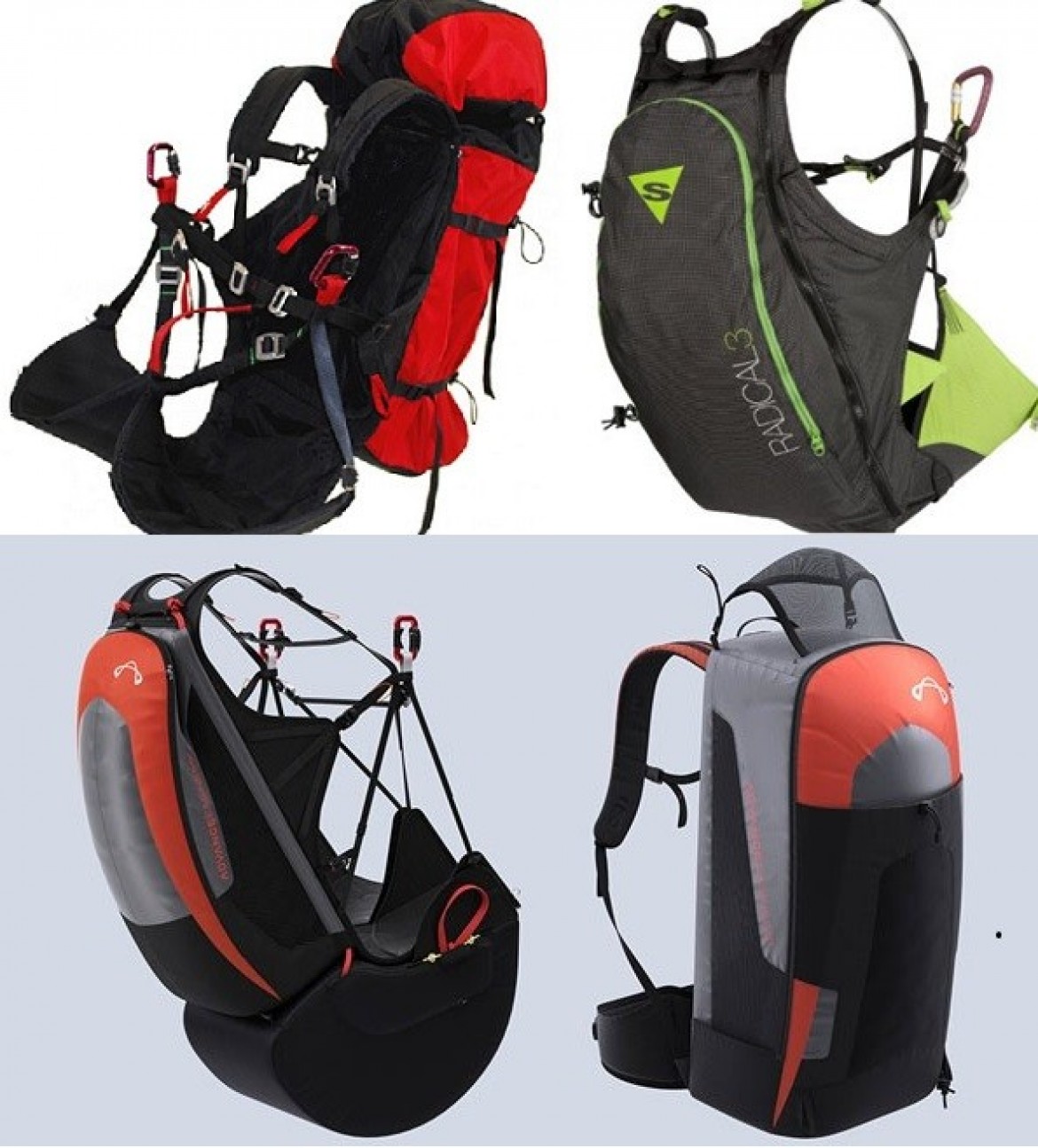 Nouveaux modèles de sellettes back-country de 3 marques