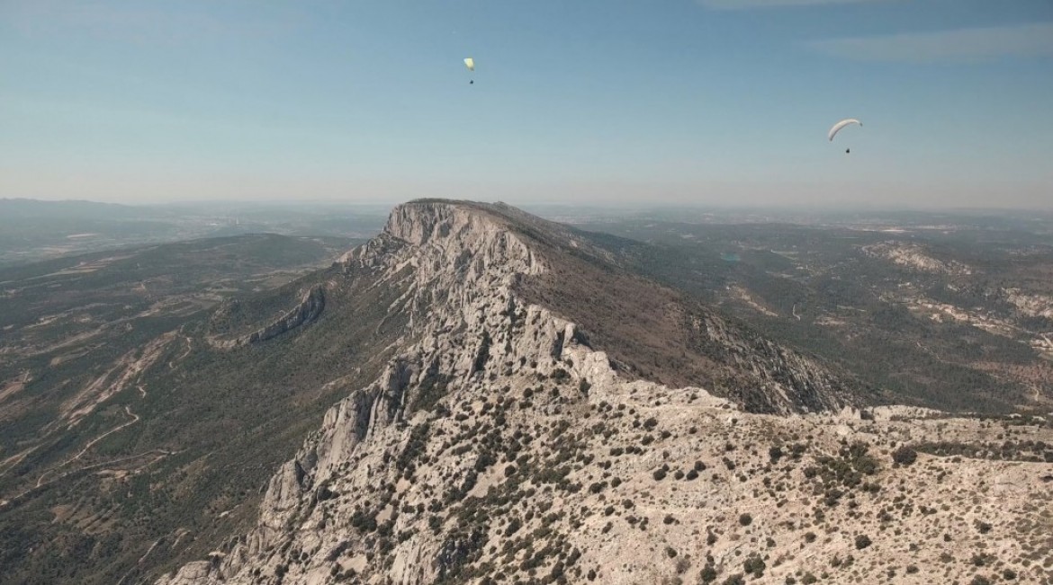 Focus sur le site parapente Sainte Victoire (13)