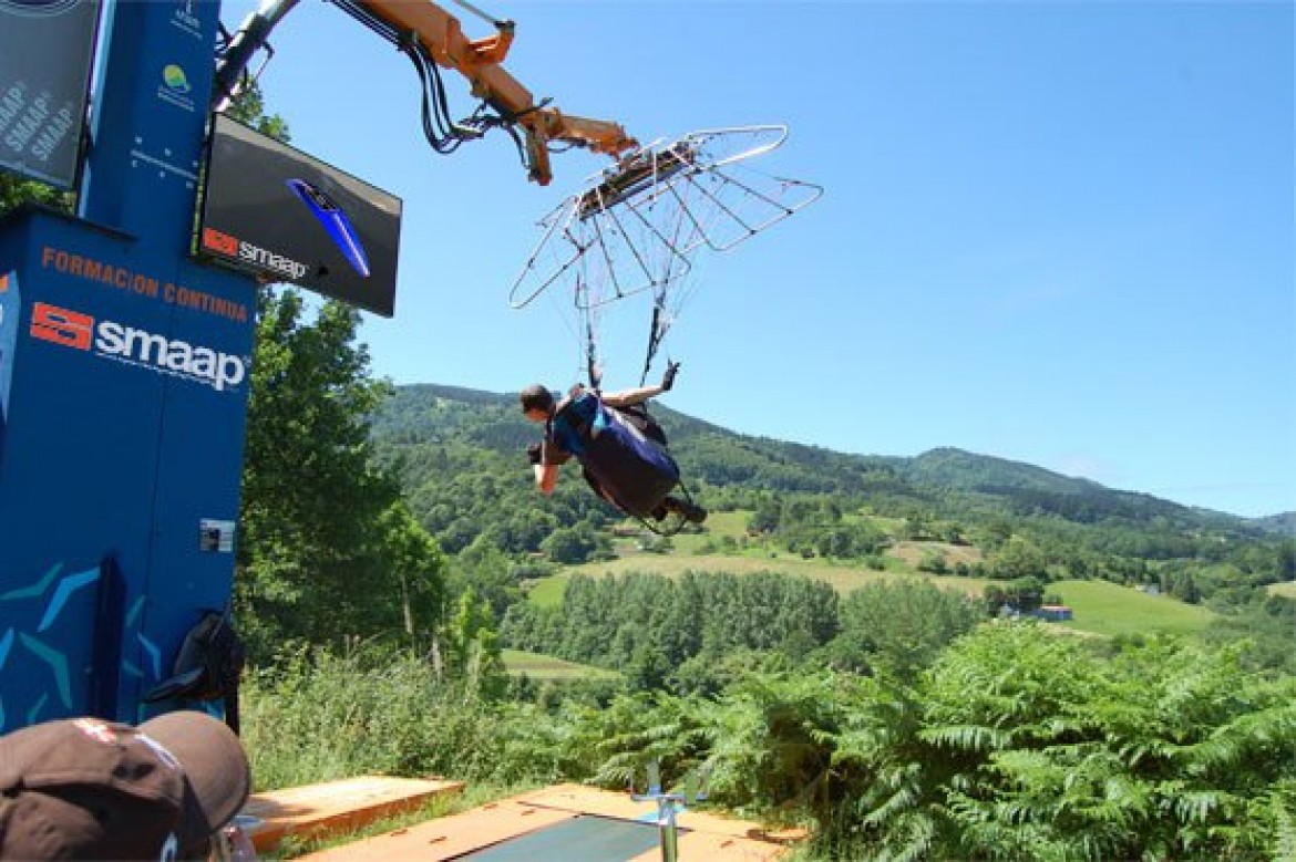 SMAPP, simulateur de décollage et d’atterrissage en parapente