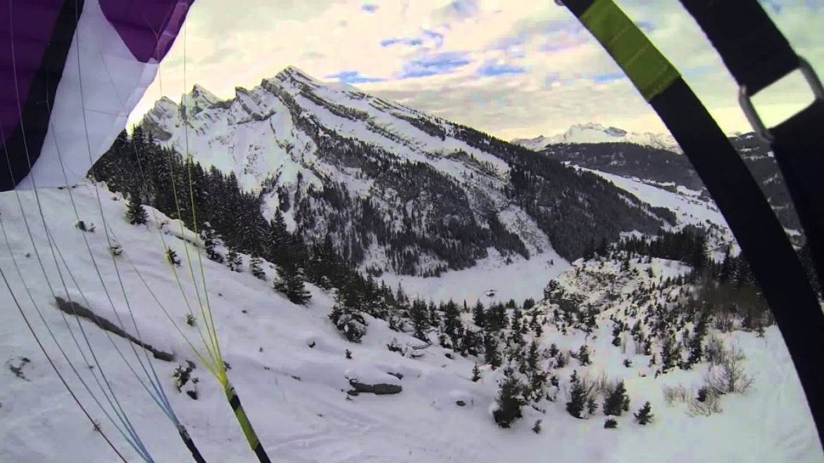 Speed riding à la Clusaz avec la NIVIUK Skate 2