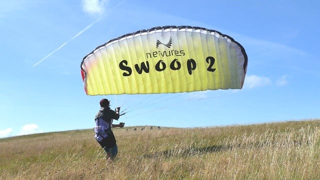 Sessions speedflying dans la Drôme avec Joseph Innes en Swoop 10
