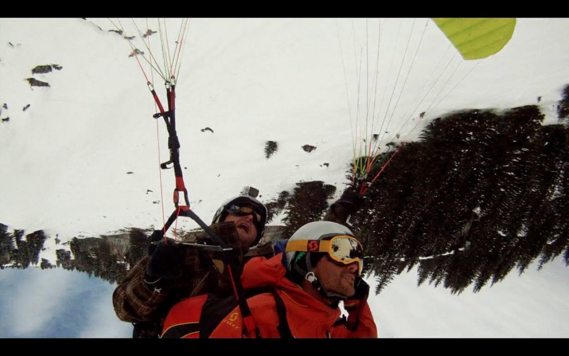 Tandem speed riding tonique à la Clusaz