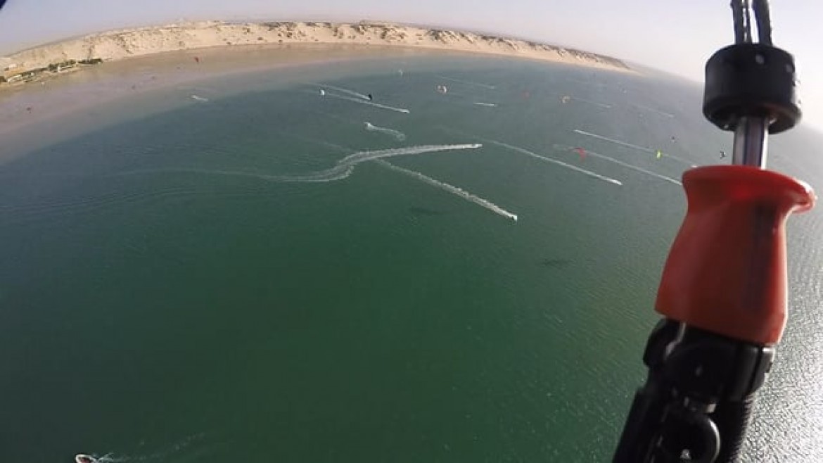 Quand les kitesurfers se mettent à voler à Dakhla