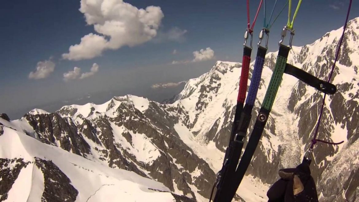 Tour du Mont Blanc en parapente avec Frédéric Souchon