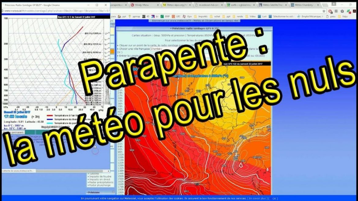 Toutes les applications météo parapente pour les Nuls