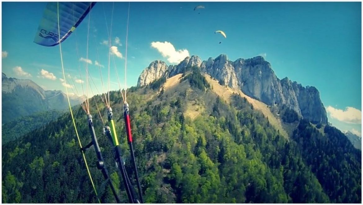 Triangle FAI de Julien au départ de Planfait (Annecy)