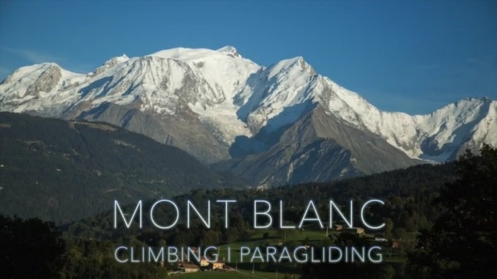Un bonus inattendu pour Dawn qui grimpe au Mont Blanc : le parapente