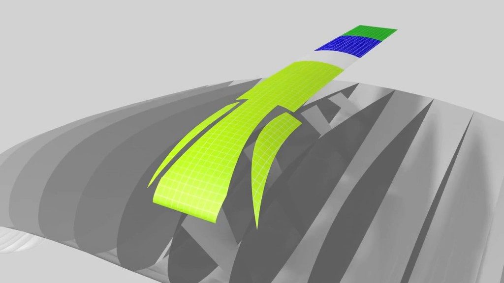 Un profil d’aile sans plis avec la technologie du Cord Cut Billow