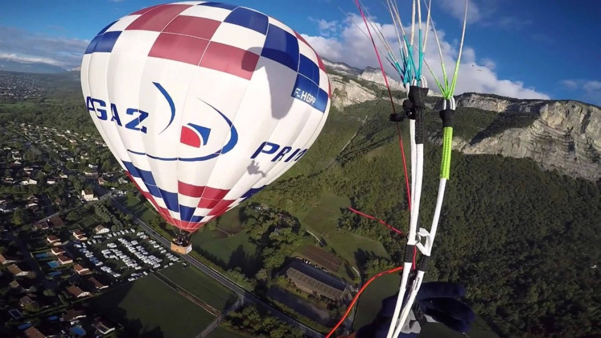 Vol avec les Montgolfières de la Coupe Icare 2015