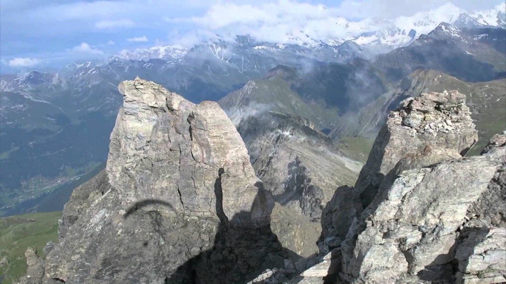 Vol parapente aux becs de Bosson (Suisse)