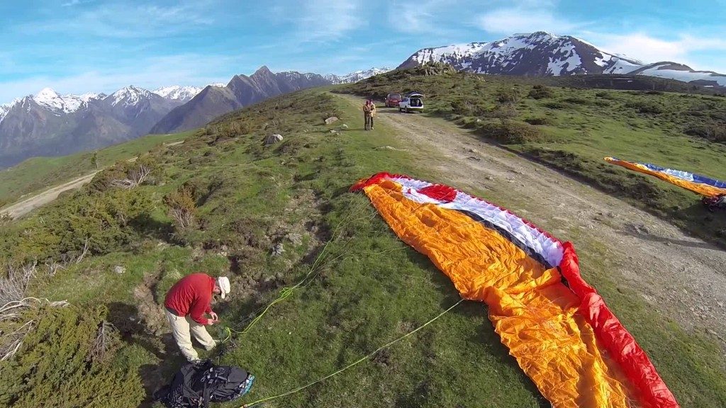 Vol parapente dans les Pyrénées Atlantique