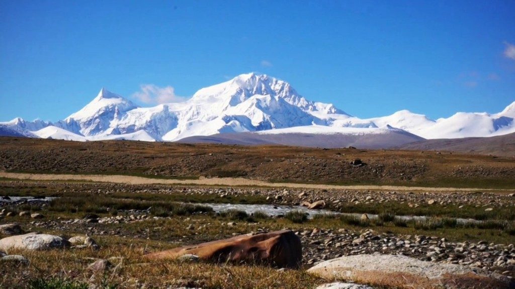 Vol parapente du Shishapangma (Tibet) – décollage à 7500 m