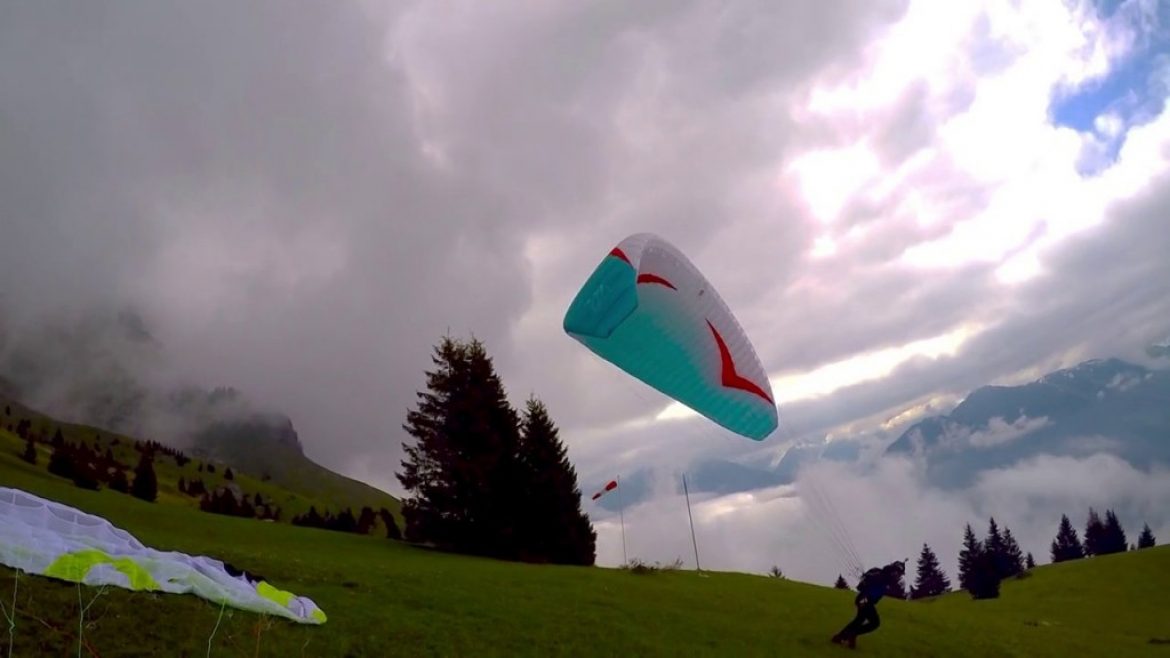 Vol rando sur le site parapente Varan (74)