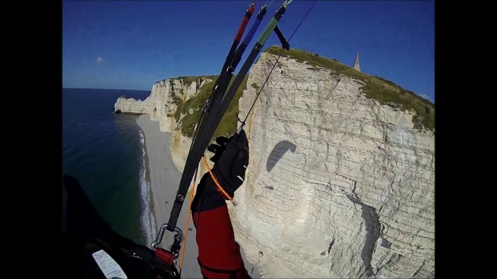Vol site parapente Etretat (76)