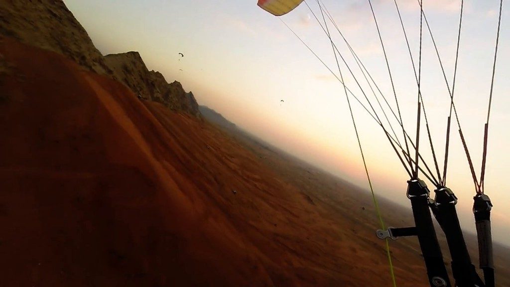 Vol sur la dune de Faya (Emirats Arabes Unis)