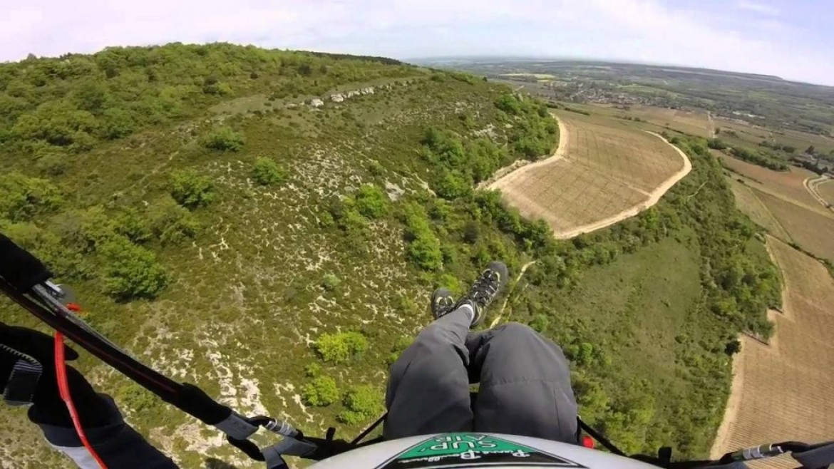 Vol sur le site parapente Les Trois Croix (21)