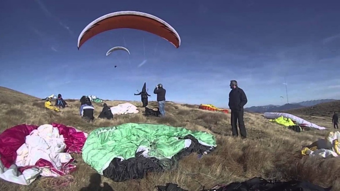 Vol sur le site parapente Maniva (Alpes – Italie)