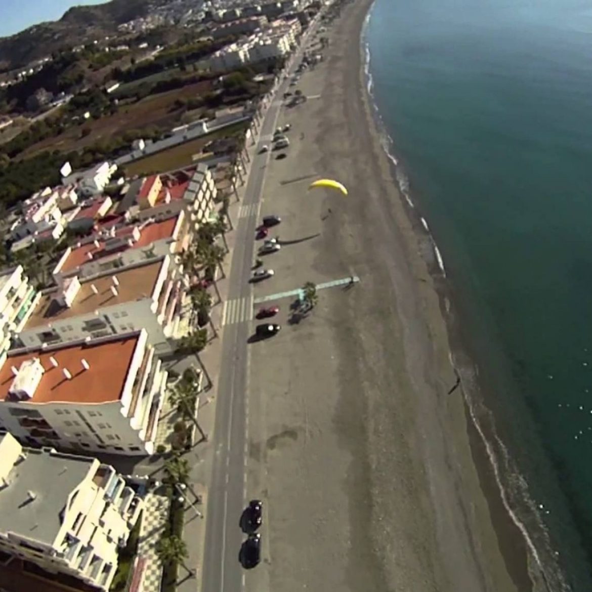 Vol sur le site parapente Otivar (Espagne)
