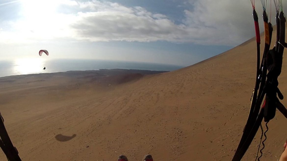 Vol sur le site parapente Palo Buque (Chili)