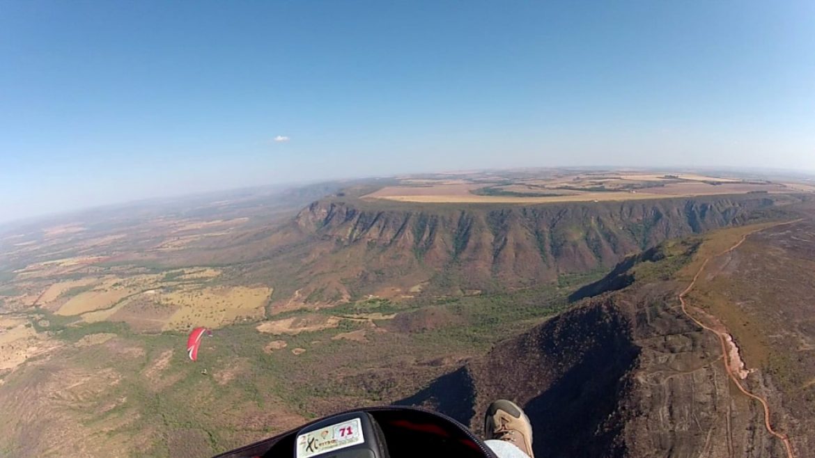 Vol sur le site parapente Parana au Brésil